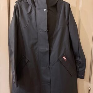 Hunter Women's Navy Original Raincoat